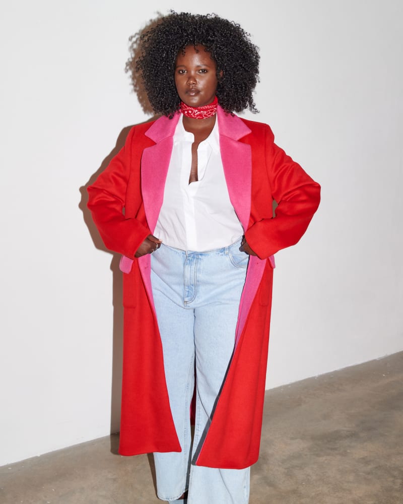 Red duster coat new arrivals